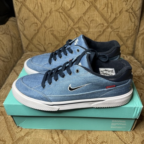 Size 9 - Nike‎ Supreme x SB GTS QS Denim VNDS Comes with box Clean!
